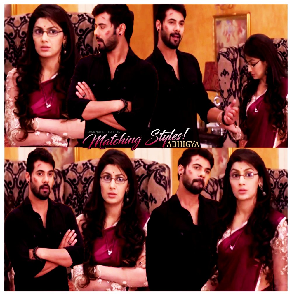 Itswarnali's tweet photo. Couple Goals π
ββοΈπ
ββοΈπ«π @sritianne @SHABIRAHLUWALIA #Abhi #Pragya #SritiJha #ShabirAhluwalia #KumkumBhagya #AbhiGya #TiSha #Epi1003 #MatchingStyles #Adorable #TogetherForever #TiShaFeels ππβ€οΈ https://t.co/Bx9WPVDDjm