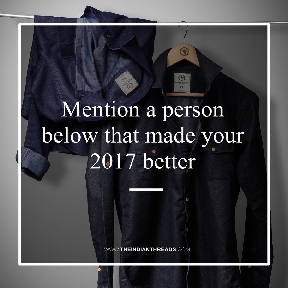 IndianThreads's tweet photo. 2017 is about to end in few days. Let’s show some love who made your year better. https://t.co/cxNt3feU9J