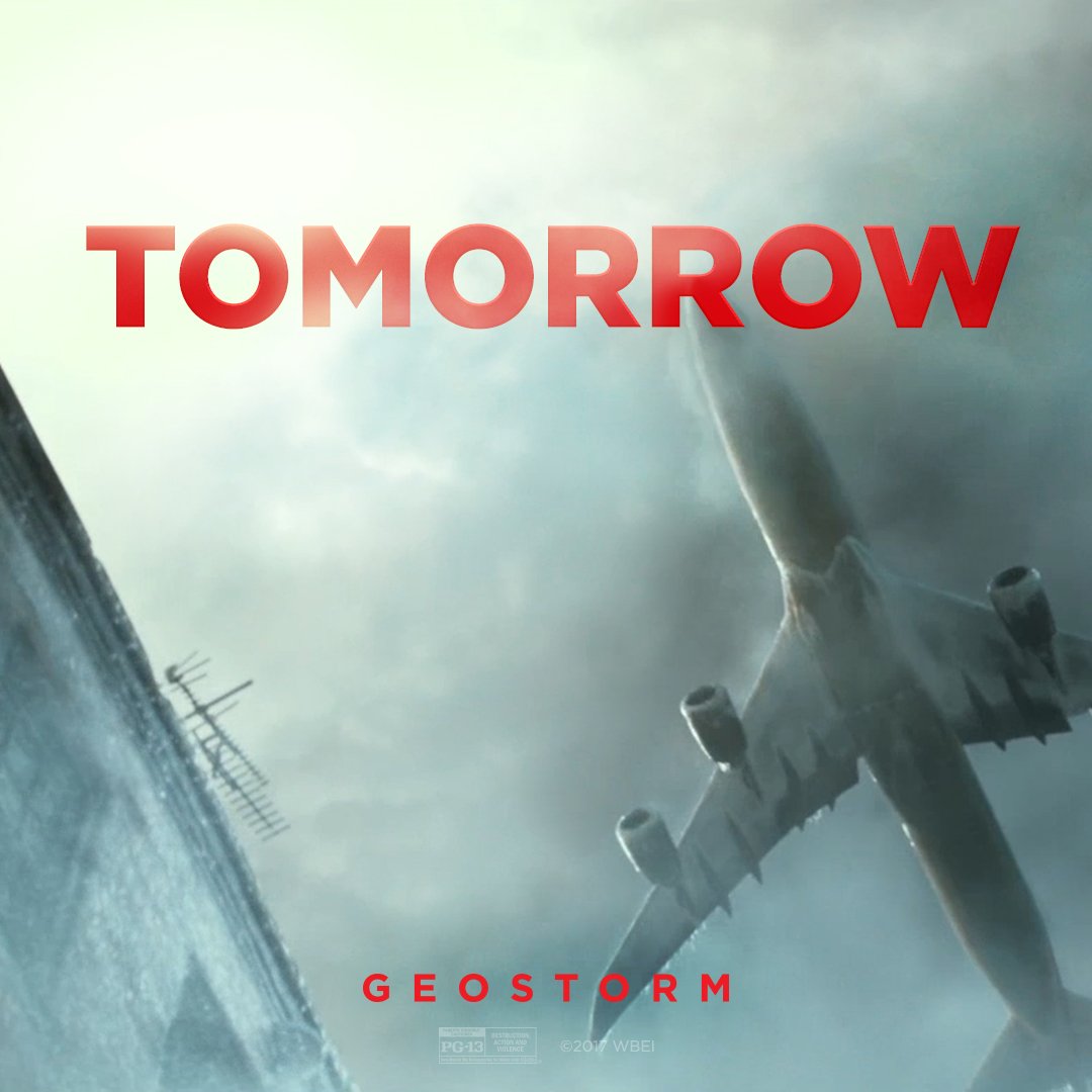 Heads up! #Geostorm launches on Digital tomorrow.