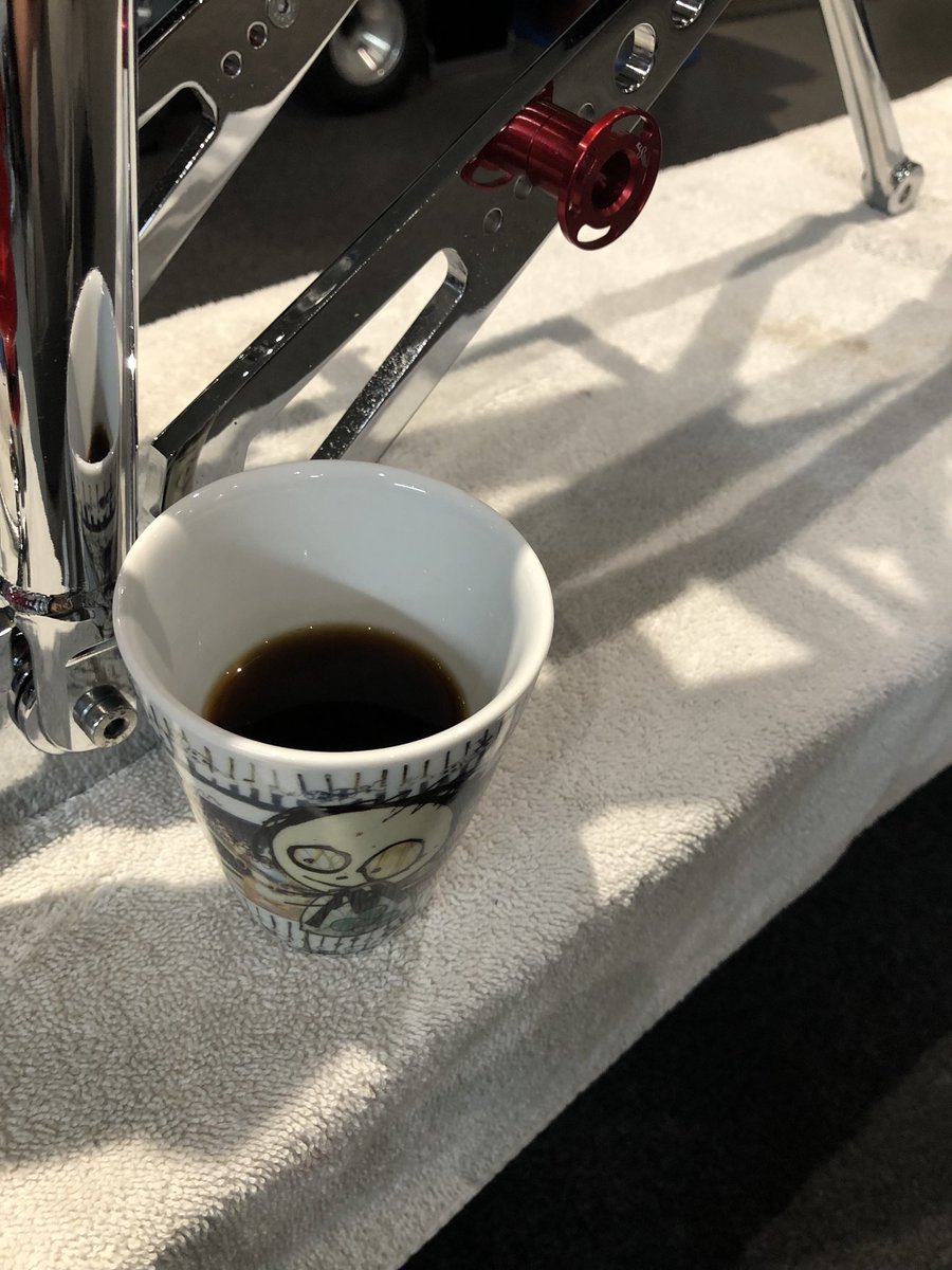 Morning coffee at the workshop ☕️👌🏼 Bike buildings for 2018 starts today ✊🏼