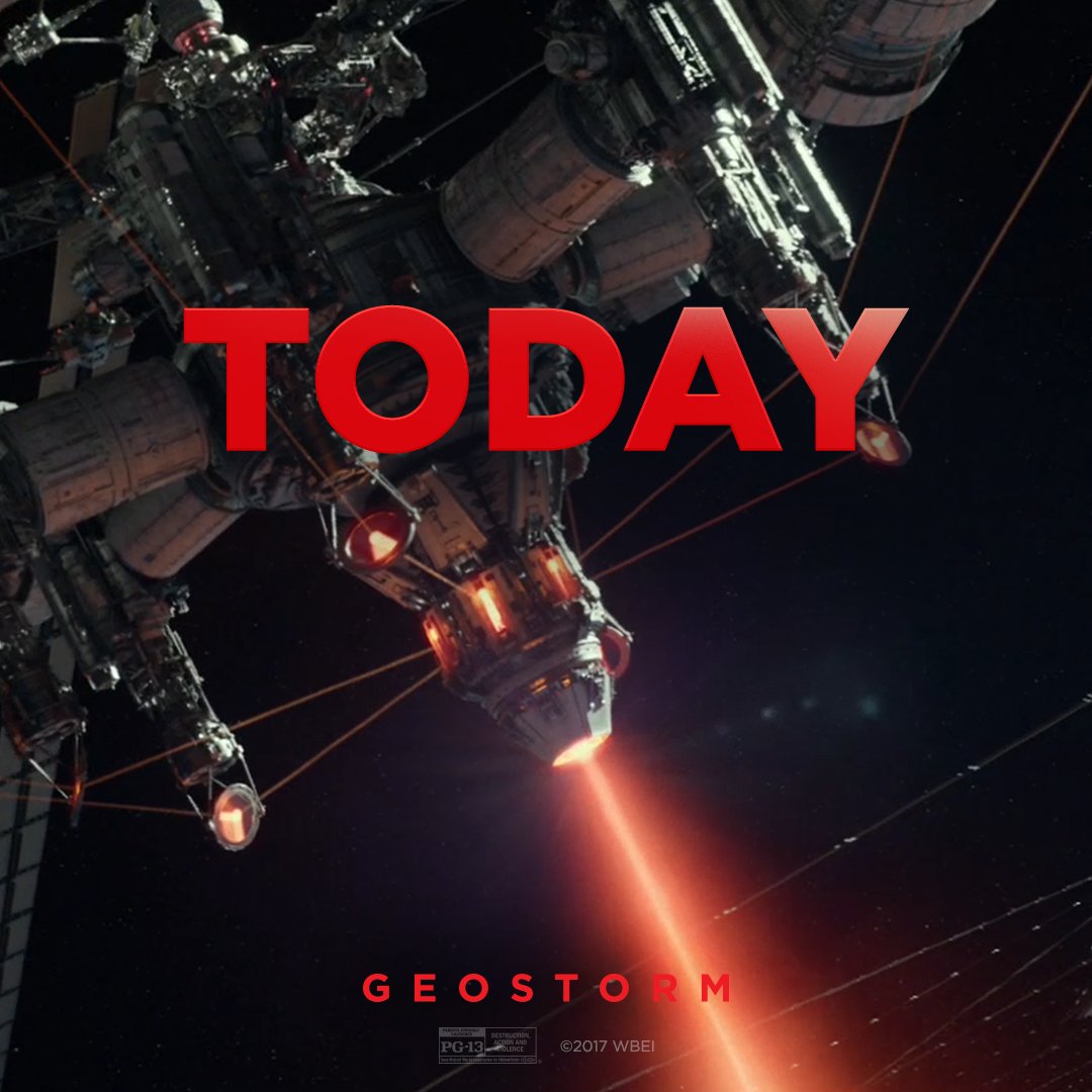 There’s no turning back. Own #Geostorm on Blu-ray™ today.