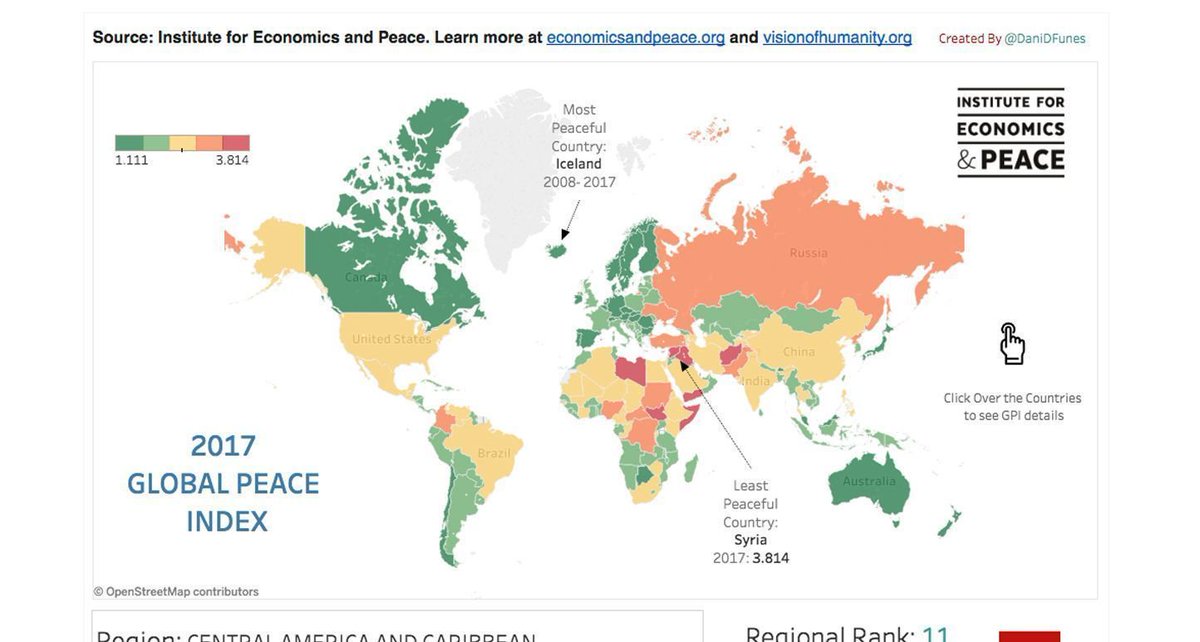 GlobPeaceIndex's tweet image. #Our2017: We judged the 7th &apos;Data for a Cause&apos; challenge, focused on IEP&apos;s data. #dataforacause bit.ly/2p7YNg3