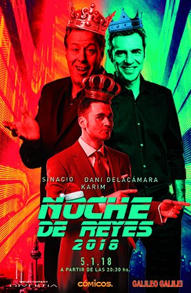 Entradas a la venta para la #nochedereyes en <a href="/salagalileo/">Sala Galileo Galilei</a> <a href="/ticketea/">ticketea by Eventbrite</a> con <a href="/Danidelacamara/">danidelacamara</a> <a href="/sinaciotv/">Sinacio</a> y <a href="/magoKARIM/">karim</a> ticketea.com/entradas-monol…