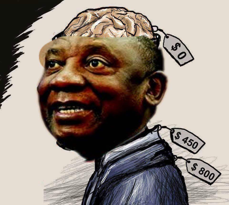 Lesedi_Khoza's tweet photo. All the money looted from #SA by #whites whether it is #ParadisePapers #SteinhoffFraud #StateCapture #PICInvestigation never put economy into junk bt according to #Ramaphosa #FreeEducation will harm the economy. We know that he is speaking the language of #wmc boss #Rupert https://t.co/1uehtLVeLE