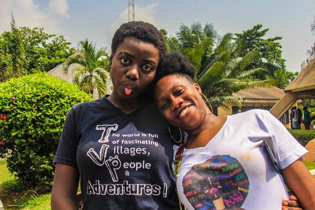 AjalaNene's tweet photo. My 2017 WOMAN CRUSH @funmioyatogun of @TVPAdventures ๐
Cheers to many more awesome sisterhood and partnership ๐ฅ
#WCW2017 #Friendship #Partnership #TravelBuddies #TourismLovers #EcoTourismCampaigners https://t.co/hkBziguvLE