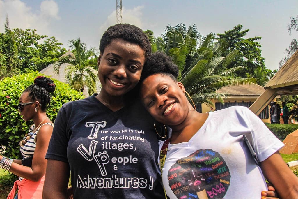 AjalaNene's tweet photo. My 2017 WOMAN CRUSH @funmioyatogun of @TVPAdventures ๐
Cheers to many more awesome sisterhood and partnership ๐ฅ
#WCW2017 #Friendship #Partnership #TravelBuddies #TourismLovers #EcoTourismCampaigners https://t.co/hkBziguvLE