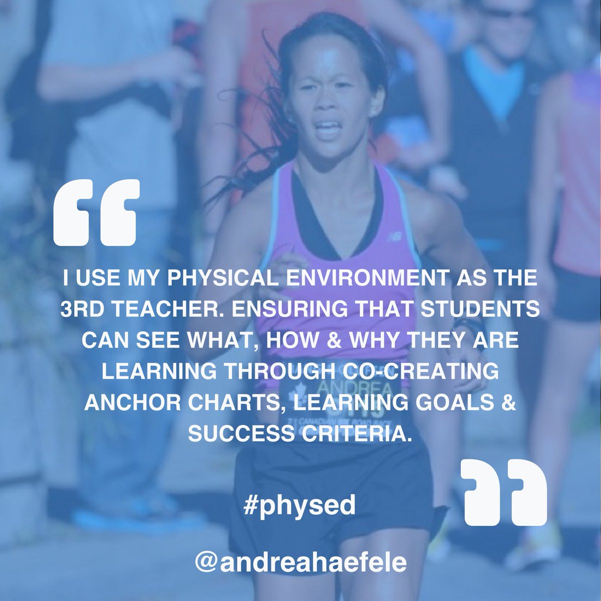 EduAssess's tweet photo. #physed teacher, inspiring students in Markham, Ontario, Canada - @andreahaefele #pegeeks #edchat #physicaleducation #teachertoolkit https://t.co/e0ToayhbUw