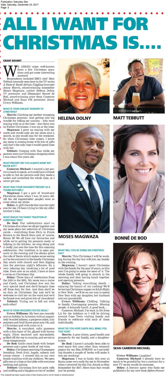 My piece in the Saturday Star last weekend ... <a href="/matt_tebbutt/">Matt Tebbutt</a> <a href="/HelenaDolny/">Helena Dolny</a> <a href="/seancmichael/">sean c. michael</a> <a href="/Bonne_de_Bod/">Bonné de Bod</a> <a href="/JennyMorrisChef/">Jenny Morris®</a> <a href="/jcwLIFE/">Jenny Crwys Williams</a> @MosaicatOrient