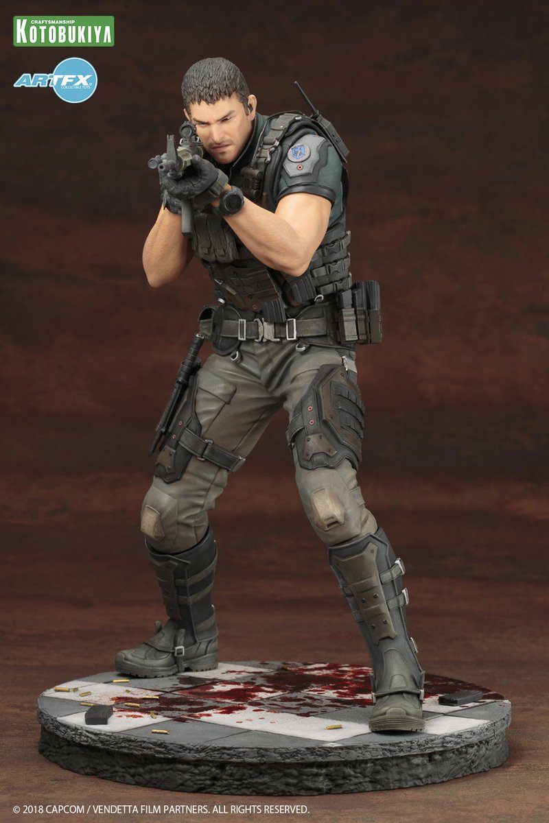 bio_vendetta's tweet photo. ＜クリス・レッドフィールド＞
映画の名場面を見事に再現した
ARTFXシリーズのフィギュアが予約開始！

2018年6月発売！
予約受付中⇒https://t.co/Nk0UscrJas

※画像は実際の商品とは多少異なる場合がございます。
#バイオ_ヴェンデッタ #バイオハザード #residentevil #ResidentEvilVendetta https://t.co/58fgFEly7H