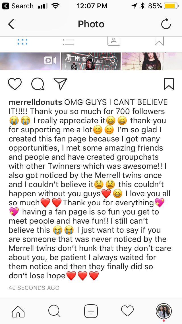 multi_fandom_d's tweet image. I hit 700 followers on insta❤️❤️ thank you❤️❤️ my Instagram is merrelldonuts go follow!!