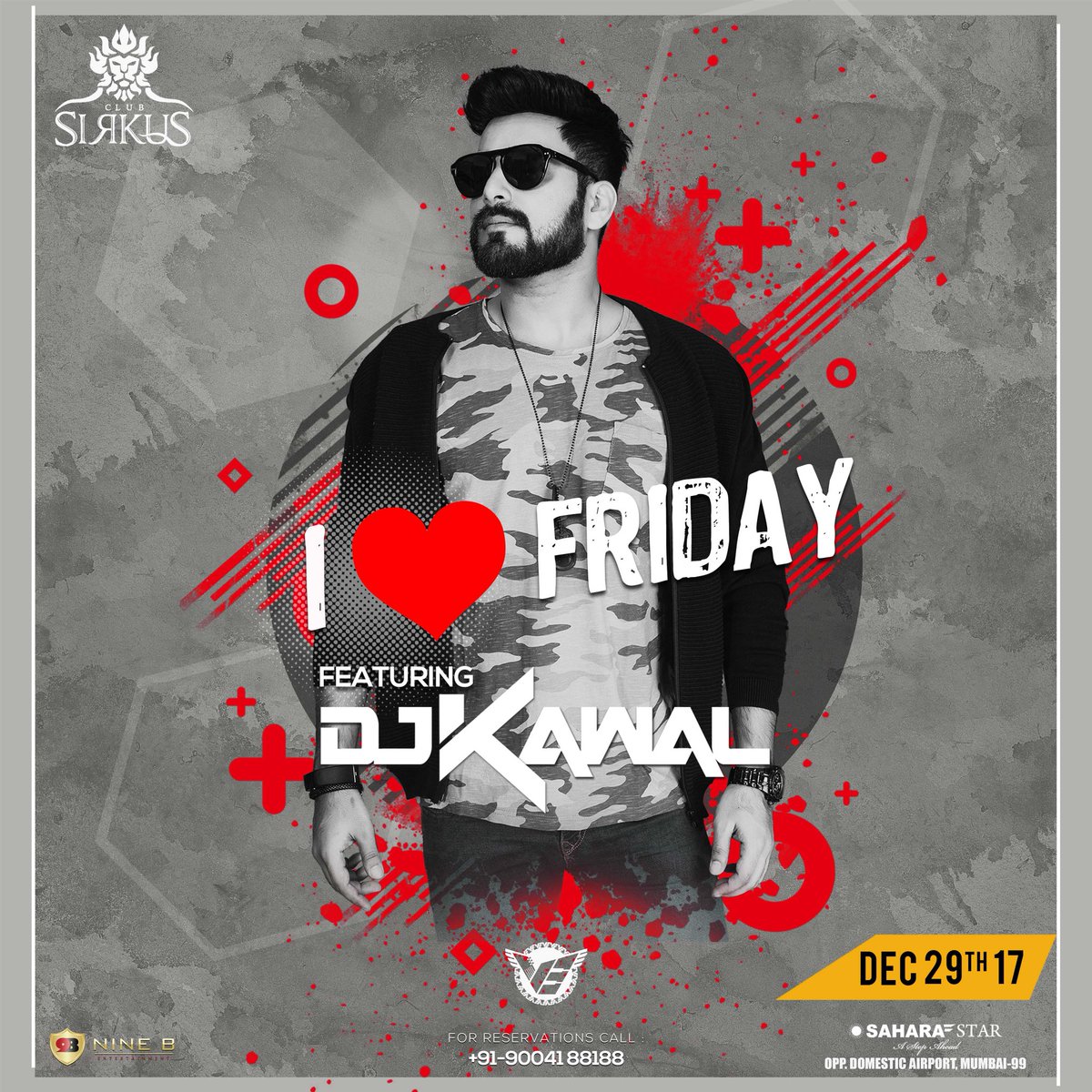 DJKawal's tweet photo. Much awaited show of the year 
Drop’n some #Swagger this 
Fri 29th Dec #saharastar 
#Friday #clubnight #mumbai #December #clubsirkus #sirkus #bhangra #bollywood #clublife #housemusic #weekendvibes #futurehouse #edm #ElectronicMusic #sensation #djlife #NinebEnt https://t.co/YiAx6ktvxM