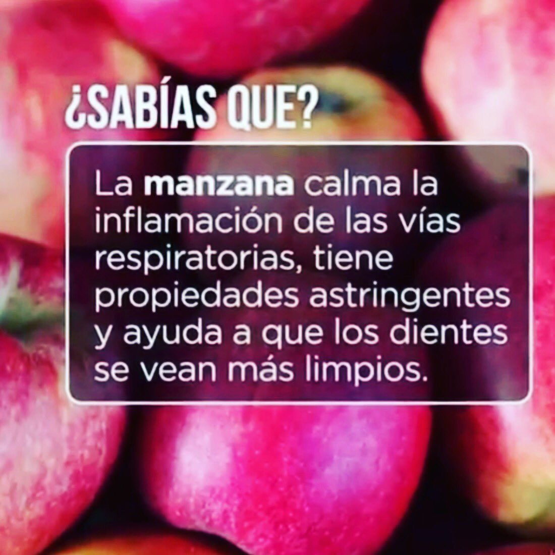 Cuando astringente manzana es
