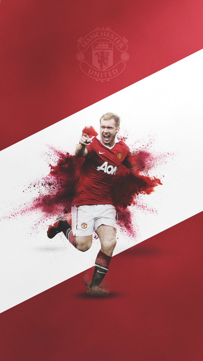 football_mastro's tweet photo. Midfield magician #paulscholes #ManchesterUnited https://t.co/How91SGiPO