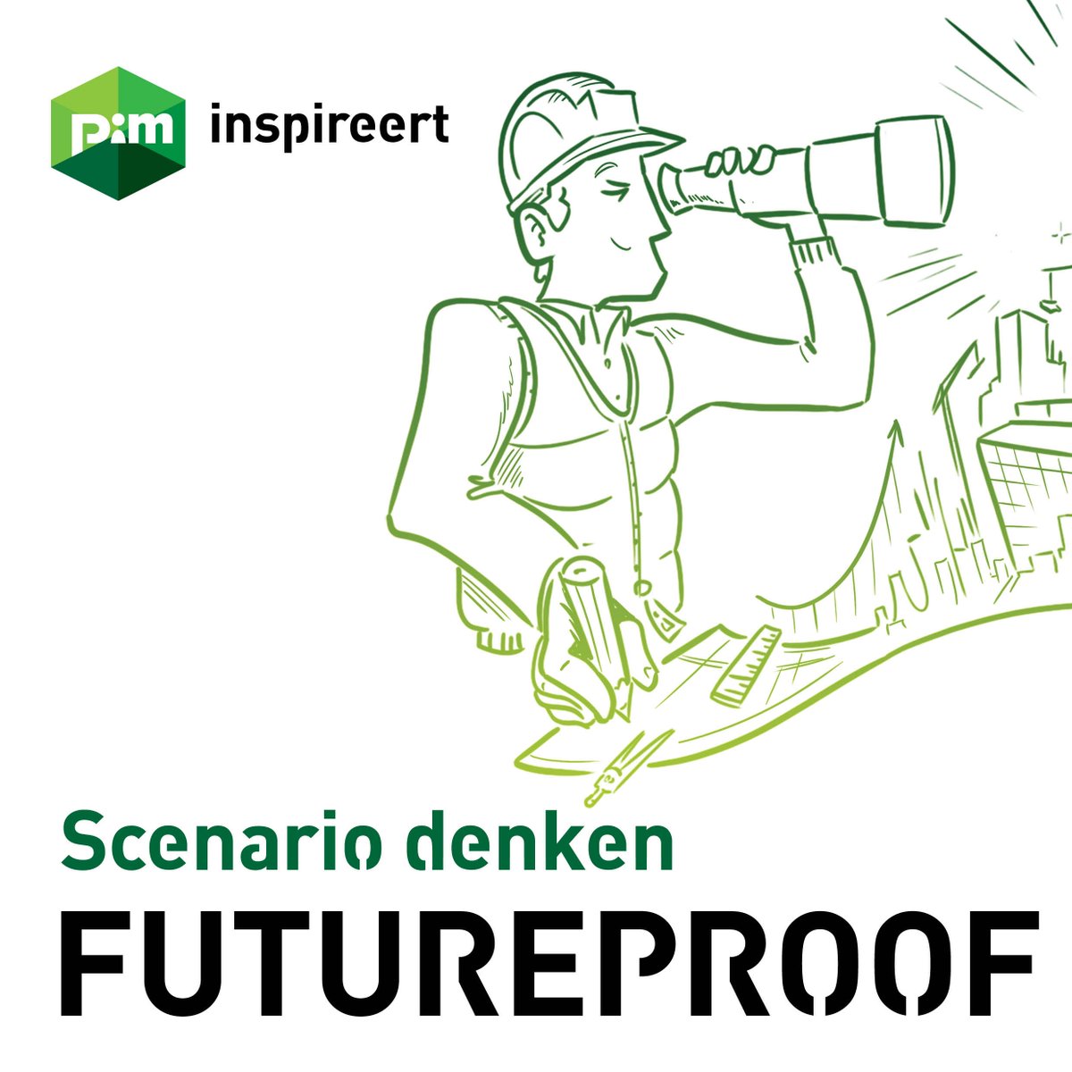 Onze economische groei was in 10 jaar niet zo hoog. Maak daarom een organisatie weerbaar tegen de toekomst door visueel denken in verschillende scenario’s.  Kom naar PiM InspiratieOntbijt op 19 januari as. en ga zelf aan de slag! eventbrite.nl/e/registratie-…”.