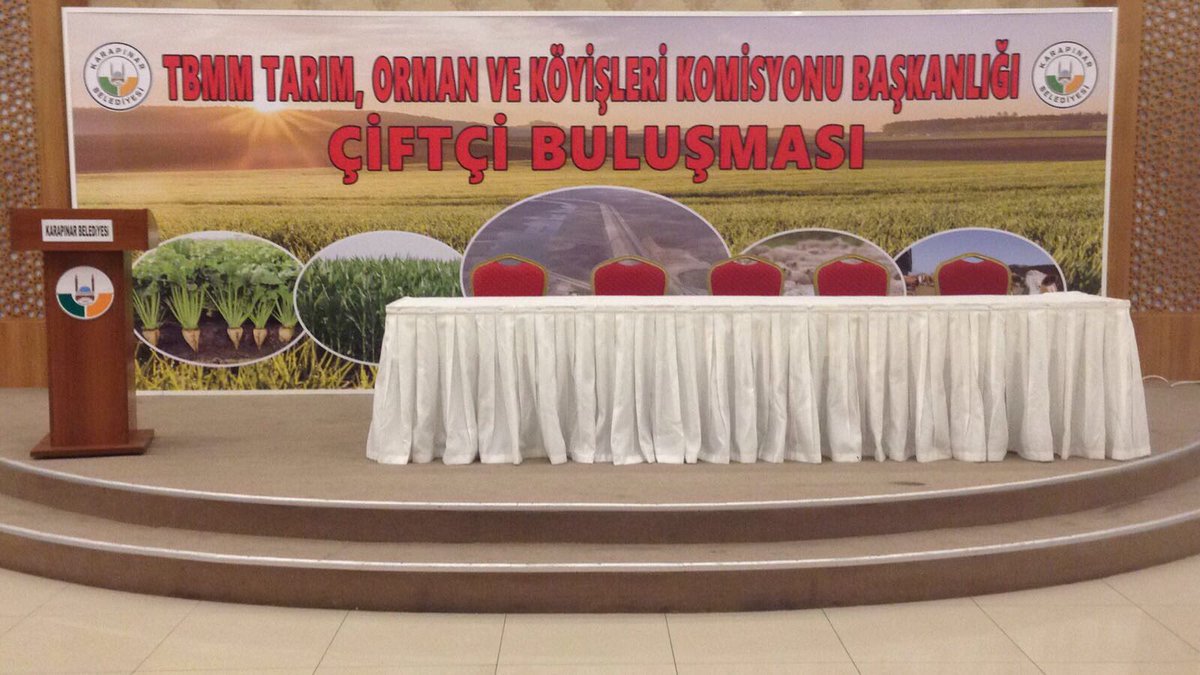 Ülke genelinde gerçekleştireceğimiz Çiftçi Buluşmaları’na yarın Konya Karapınar ve Çumra ile başlıyoruz İnş.