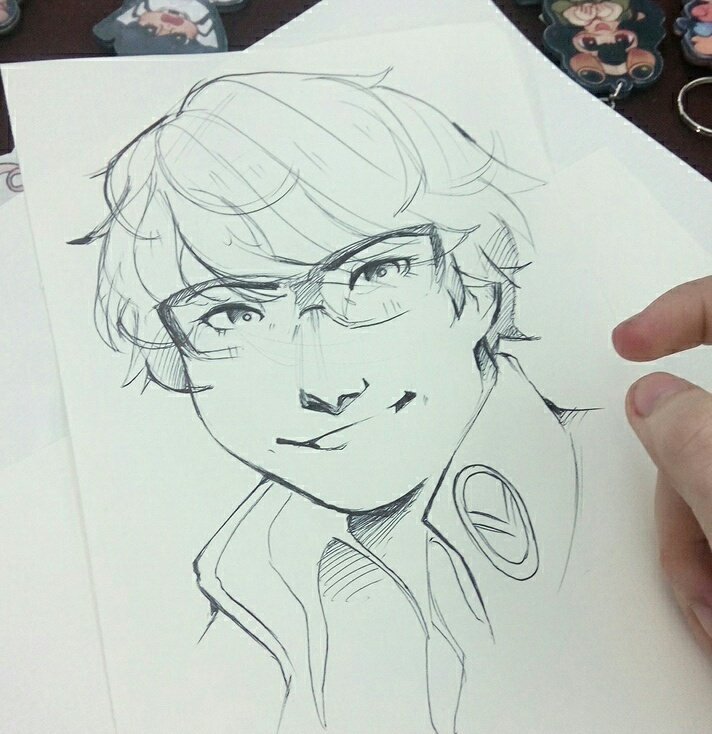 i forgot to take pics of most of em but ty @ everyone who commissioned me during the con :~D! 