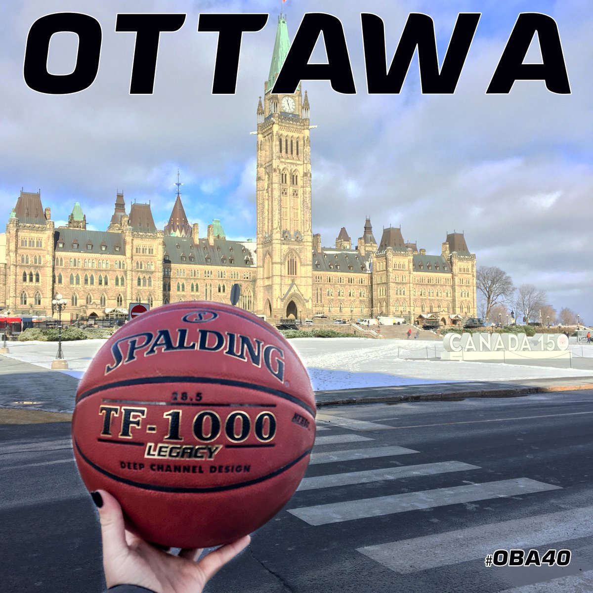 OBABBall's tweet photo. Ontario Basketball is celebrating our 40th Anniversary! Here is the final photo from around Ontario as we conclude our heritage celebrations #Ottawa #OBA40 Thanks for your support! https://t.co/cuBdYHl7pH