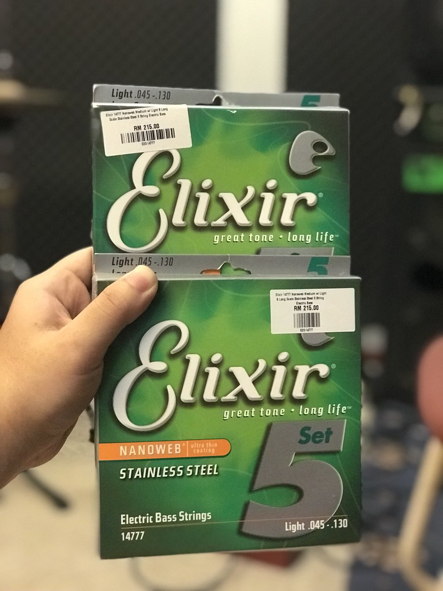 KerryMuzikMan's tweet photo. Bought 2 bass strings @ElixirStrings for my gears #ErnieBall #MusicMan #Stingray5 & #IbanezSDGR #Prestige #Nanoweb #StainlessSteel #GreatStrings #GreatTone #LongLife #Bass #BassGuitar #BassPorn #BassPlayer #Bassist #LoveElixirStrings https://t.co/K3zqiuX3bu