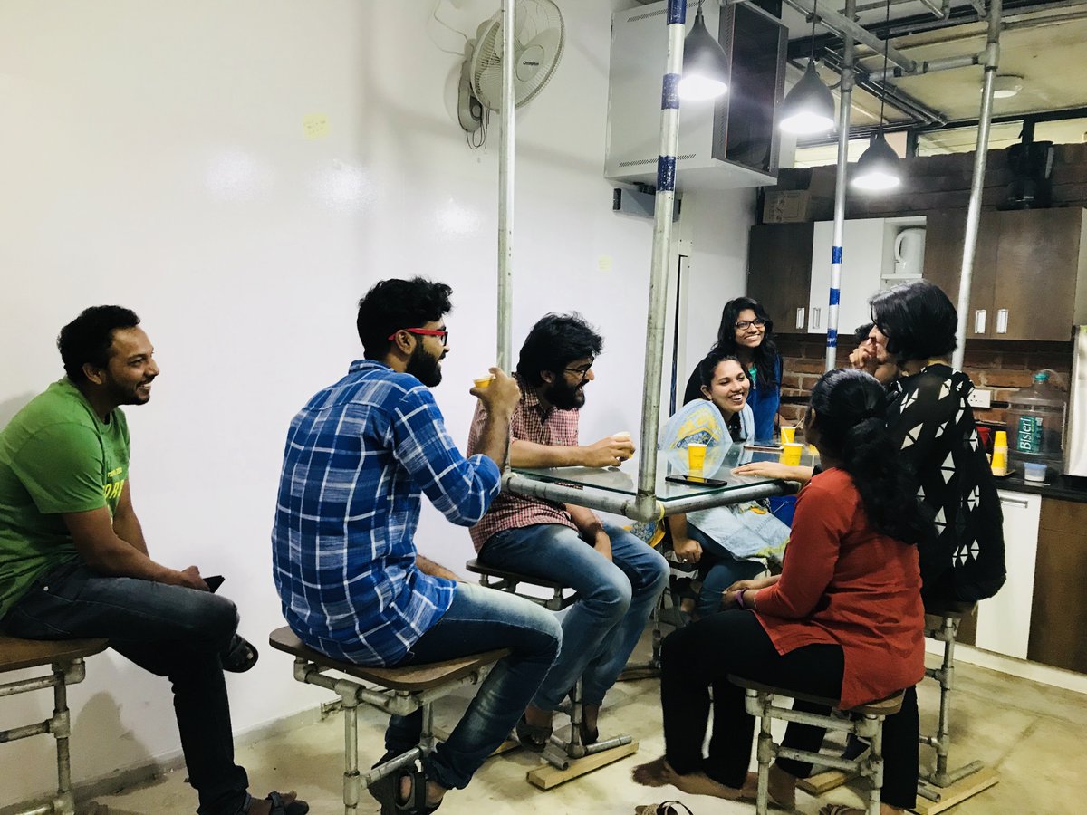 nsrcel's tweet photo. The holiday season is on, but our startups don't believe in taking holidays. Infact their interns have learnt the startup way to have fun. Hoping to be working on the next big business. Meet the NSRCEL interns. @IIM_Bangalore #startups #Entrepreneurship https://t.co/AhVyaxC9mk