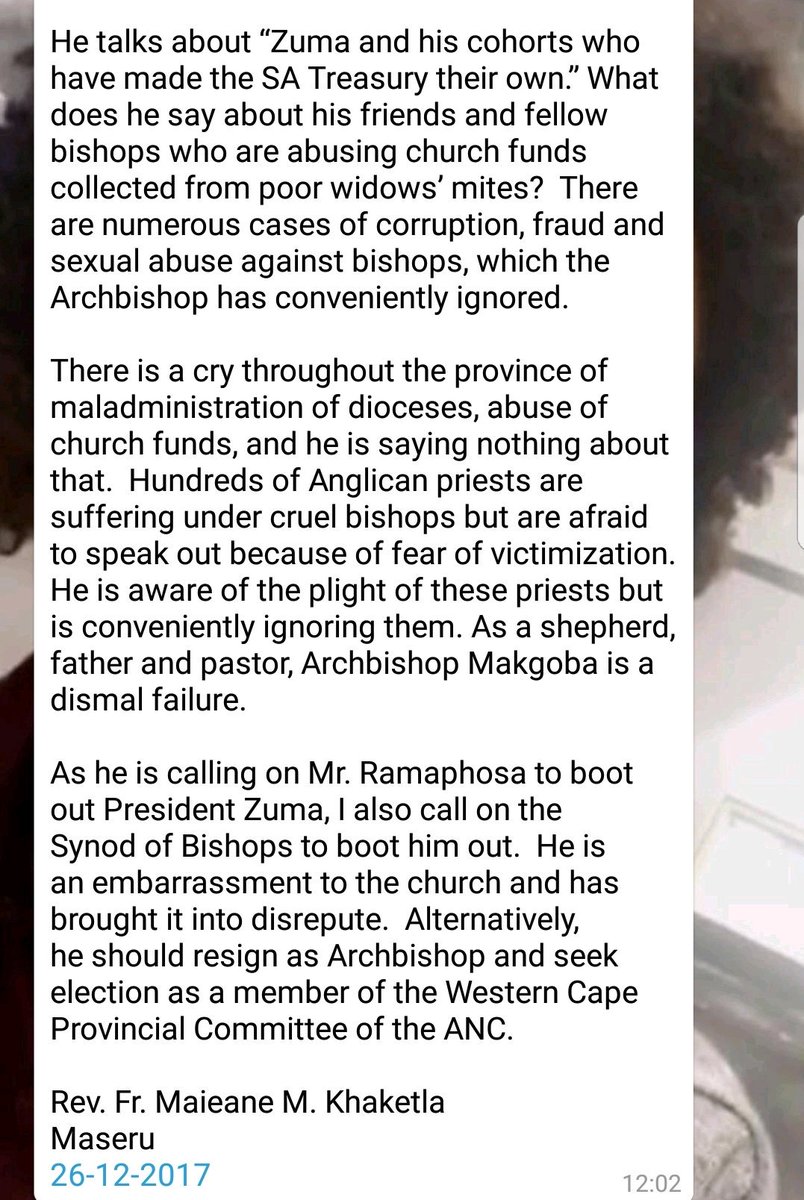 MzwaneleManyi's tweet photo. I wonder if @ArchbishopThabo saw this.
It's doing rounds on various whatsapp groups https://t.co/IJvF49lvVP