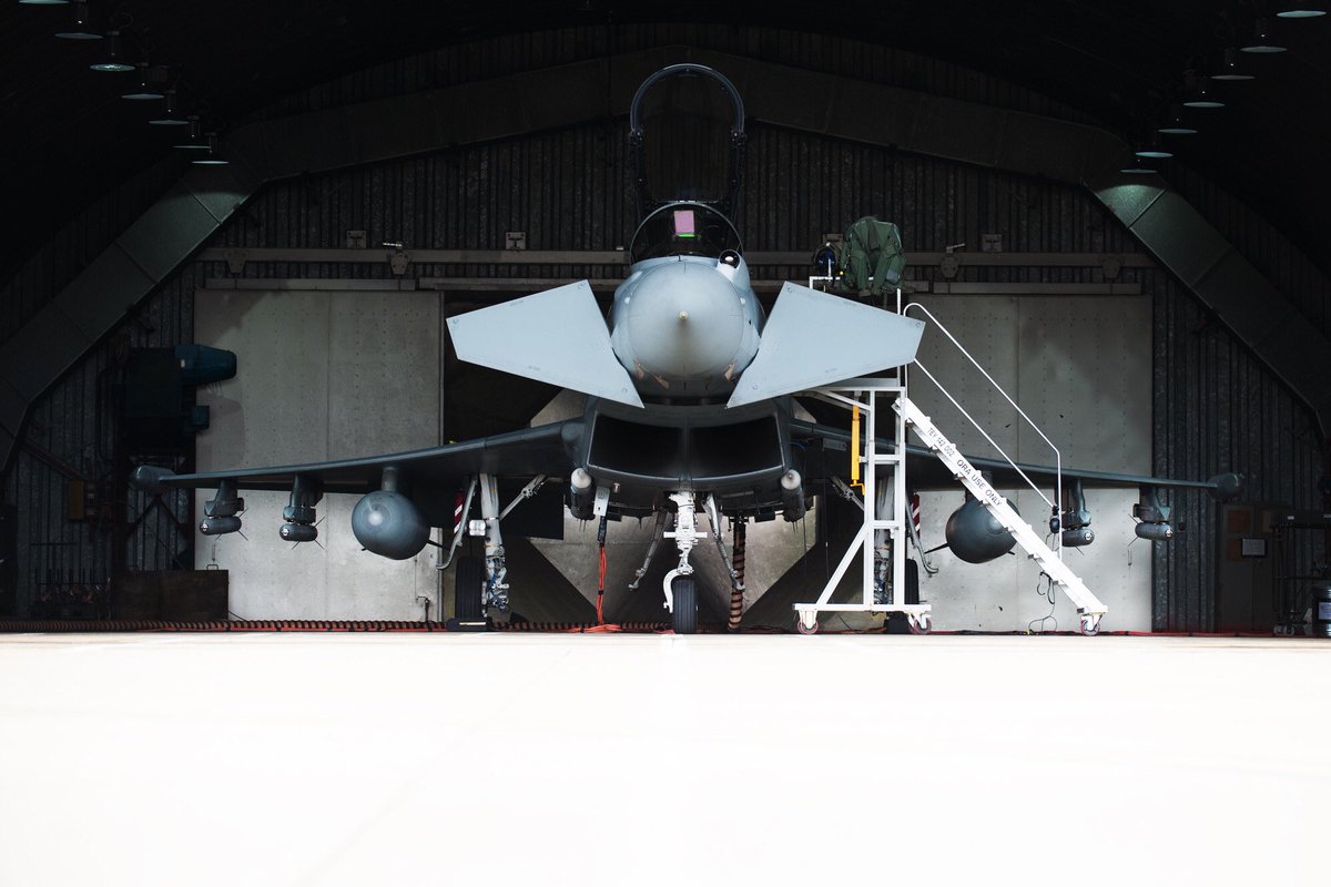 BAESystemsAir's tweet photo. Day off or back to work today? Our #TyphoonJet is ready 24/7 365 days a year with the @RoyalAirForce and counterparts across Europe #securingourskies - check it out: https://t.co/eGy46RjYtT https://t.co/0LWHiBrguZ