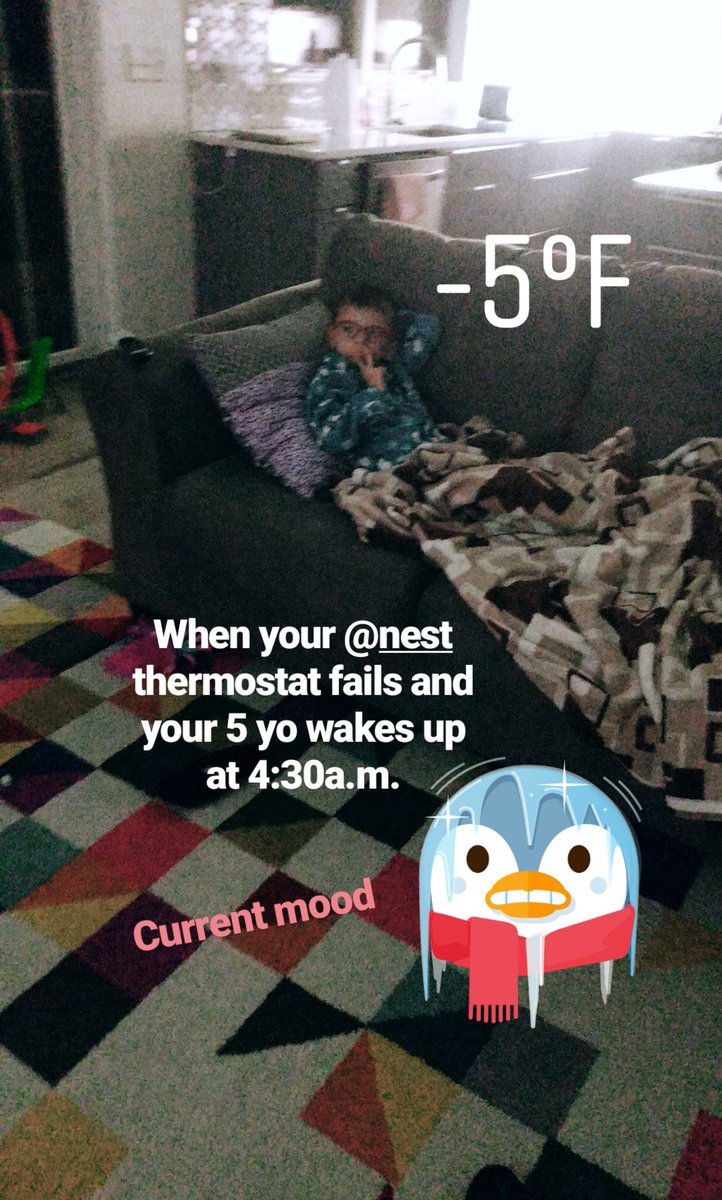 SelfiesSelfless's tweet photo. @nest @nestsupport the wrath of this mama bear is coming your way. My babies can't sleep because our thermostat fails &amp; they are freezing &amp; NO ONE available for support??? https://t.co/1hjJ2NDLQh