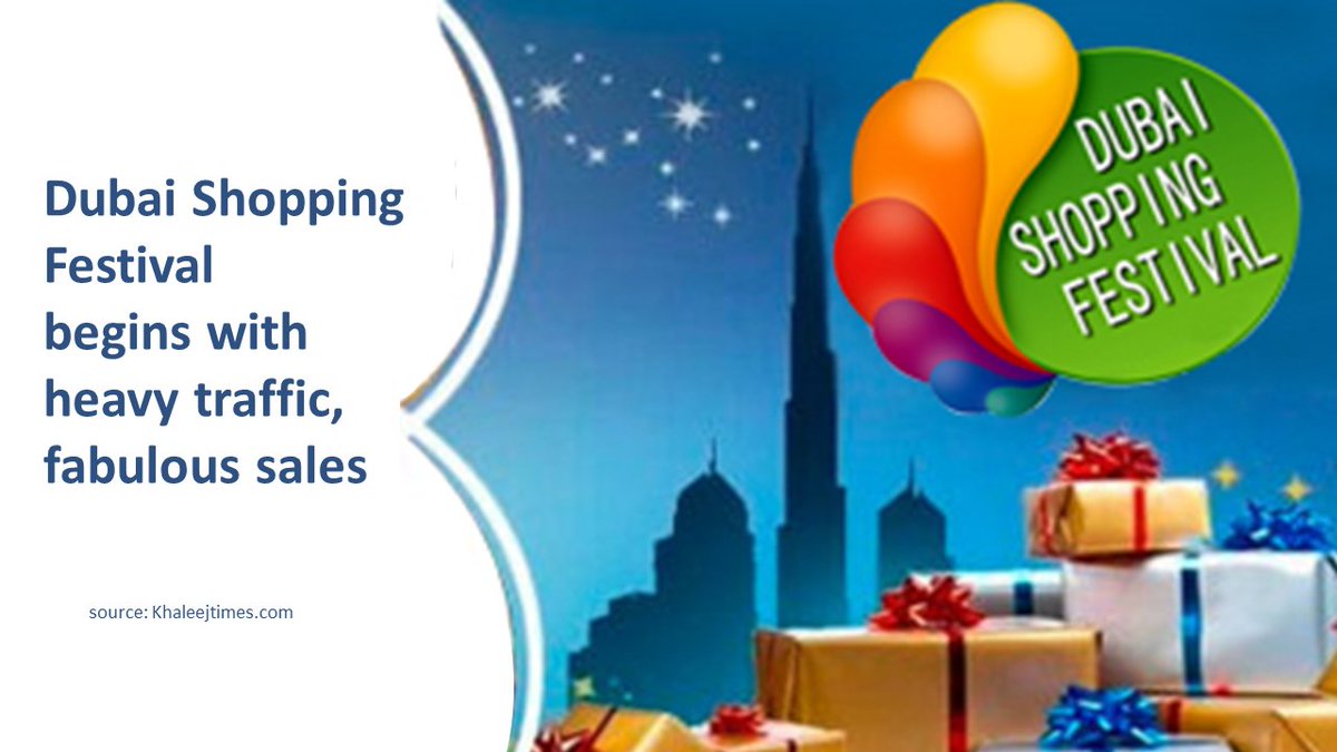 holisolscs's tweet photo. After the frenzy on the first day of the much-anticipated #DubaiShoppingFestival, shoppers returned to malls today to get their #shopping fill. Here’s more on the same: https://t.co/jeQuwMdfrO via @khaleejtimes #DSF2017 #retail #supplychain https://t.co/nWw2CmKGLO