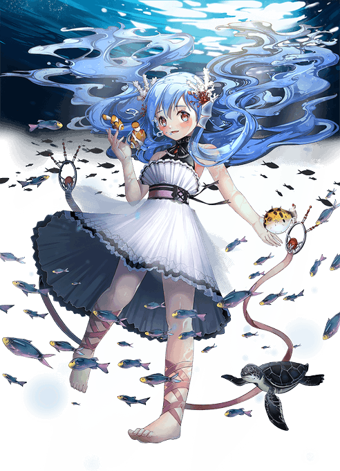 海の妖精のtwitterイラスト検索結果 古い順