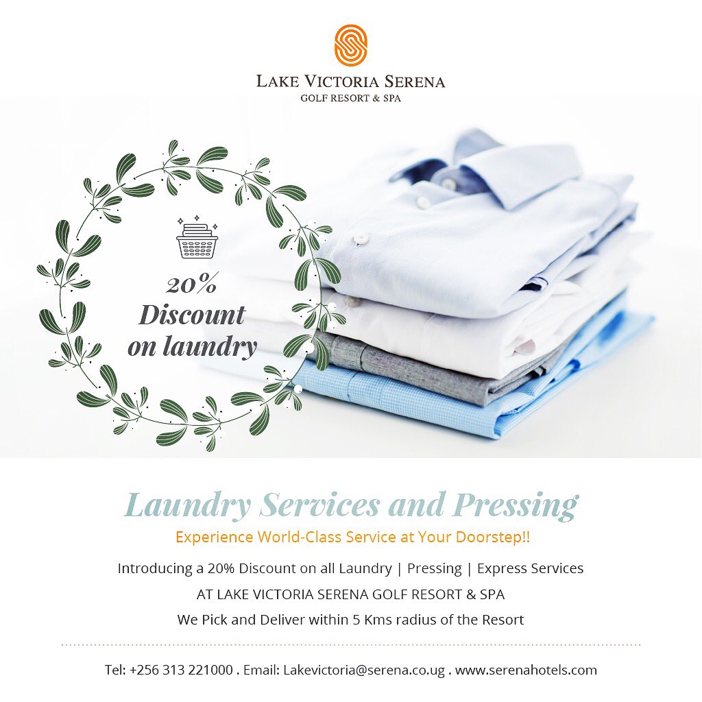 Busy Schedule? No time to do your #Laundry? 
Usher in the #NewYear2018 with #WorldClass Service at your #doorstep!!

Call +256 313221000 to #PickandDrop #AtYourService #HassleFreeLaundry #EasyFastQuality #TimeSaving #LaundryService