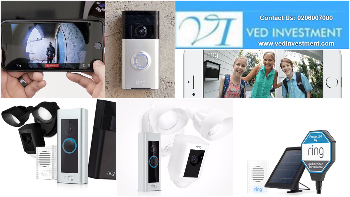 VedInvestment's tweet photo. Exceptional Home Safety Equipment for Proud Homeowners
Read More: https://t.co/6NgoOFjAhm
#RingSolarPanel #RingSolarSecuritySign #RingChime #RingStickUpCam #RingFloodlightCam #RingVideoDoorbell #VEDInvestment https://t.co/tjmCX8fBXR
