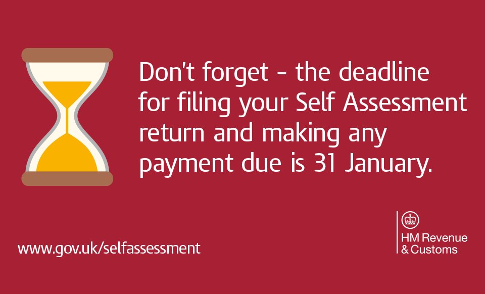 You can do your #SelfAssessment return online at a time to suit you. Over 6,000 were done on Christmas Eve, 2,500 on Christmas Day and over 7,500 on Boxing Day this year

gov.uk/topic/personal…