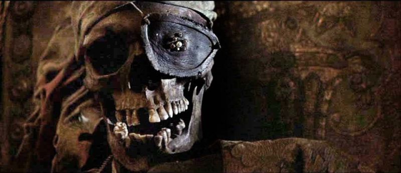 telemadrid's tweet photo. ¿#SabíasQue la calavera que aparece en la película es real?
 #GooniesTelemadrid https://t.co/8X9HikLR7T