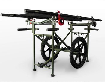 This amazingly capable but scarcely known about Faretec stretcher was deployed twice on shift with <a href="/SECAmbHart/">SECAmb HART</a> on live jobs yesterday - used for moving patients across unstable ground. Also known as the NATO stretcher or Bran carrier.