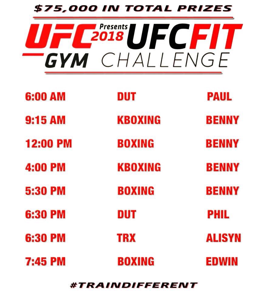 UFCGYMLOMBARD's tweet photo. ⭕️ W E D N E S D A Y   C L A S S E S ⭕️

ᴬᴸᴸ ᴬᴳᴱˢ/ᴬᴸᴸ ᴸᴱᵛᴱᴸˢ/ 1ˢᵀ ᶜᴸᴬˢˢ ᶠᴿᴱᴱ

    ⭕️ T R A I N   D I F F E R E N T ⭕️ https://t.co/v7dJZ8jJtN