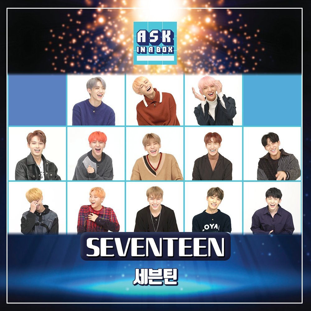 1theK's tweet photo. [2017 @1theK 최애를 뽑아라] RT it! Pick the best artist in 1theK this year! 올 한해 원더케이에서 최고의 활약을 한 아티스트를 뽑아주세요! #SEVENTEEN #세븐틴 (~12/31) https://t.co/Nqc1sUBmNa