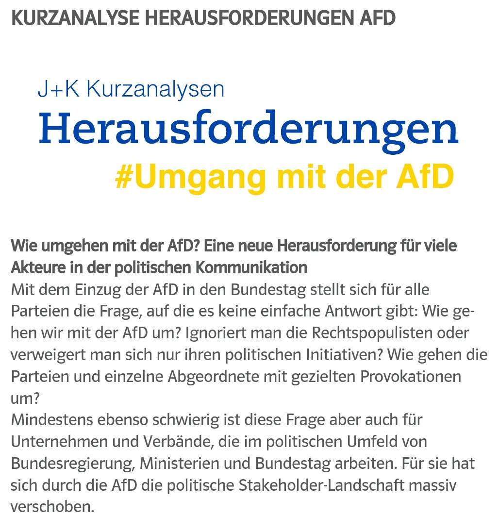 jk_beratung's tweet photo. #JKAnalyse Herausforderungen im Umgang mit der #AfD https://t.co/xYyipTBa6n https://t.co/Qhpmq2sl0y
