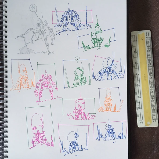 I think my family were sick of me only drawing in black pen so they have broadened my horizons... 