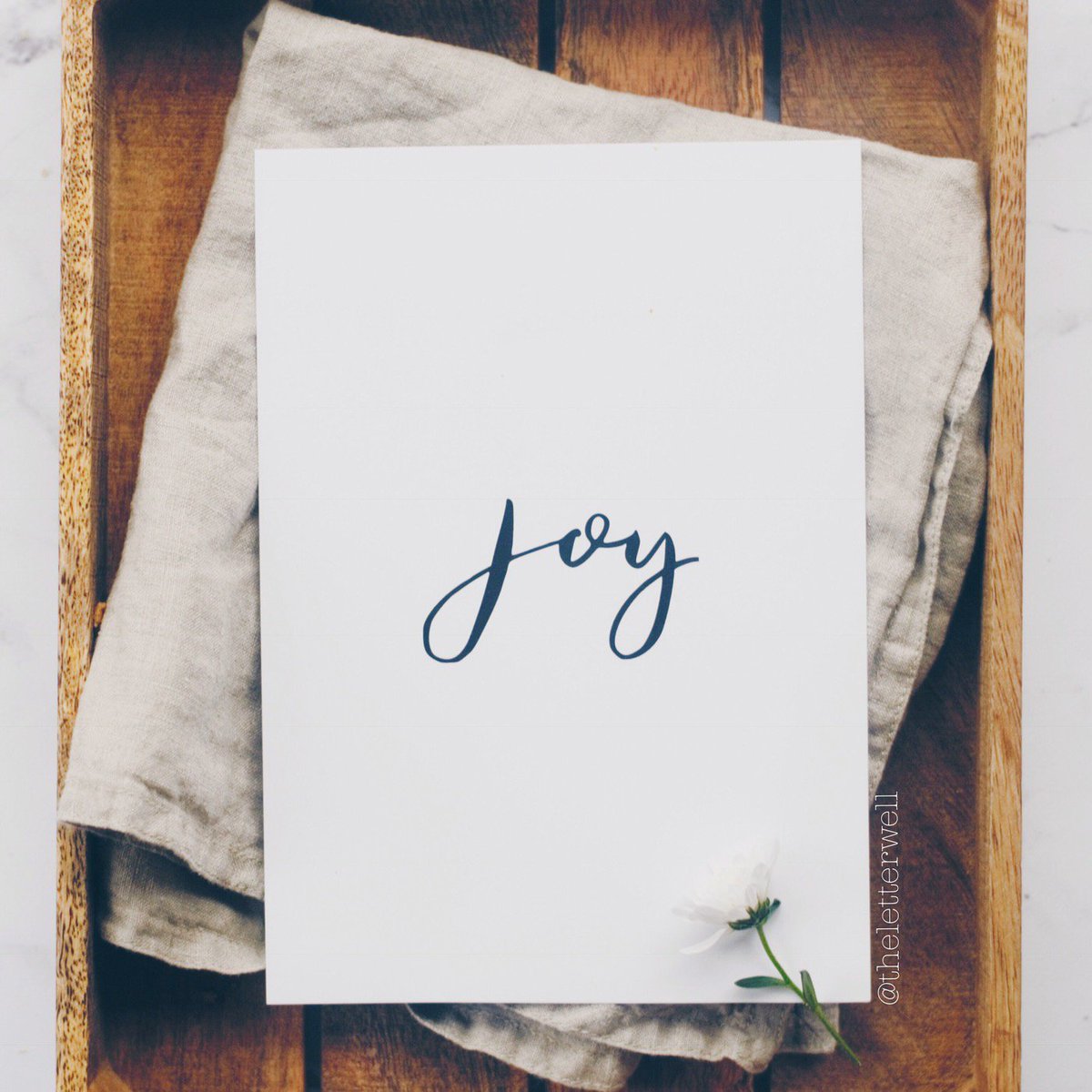 theletterwell's tweet photo. "Joy doesn't simply happen to us. We have to choose joy and keep choosing it everyday" Henri J. M. Nouwen https://t.co/N9Jnfs78Zk