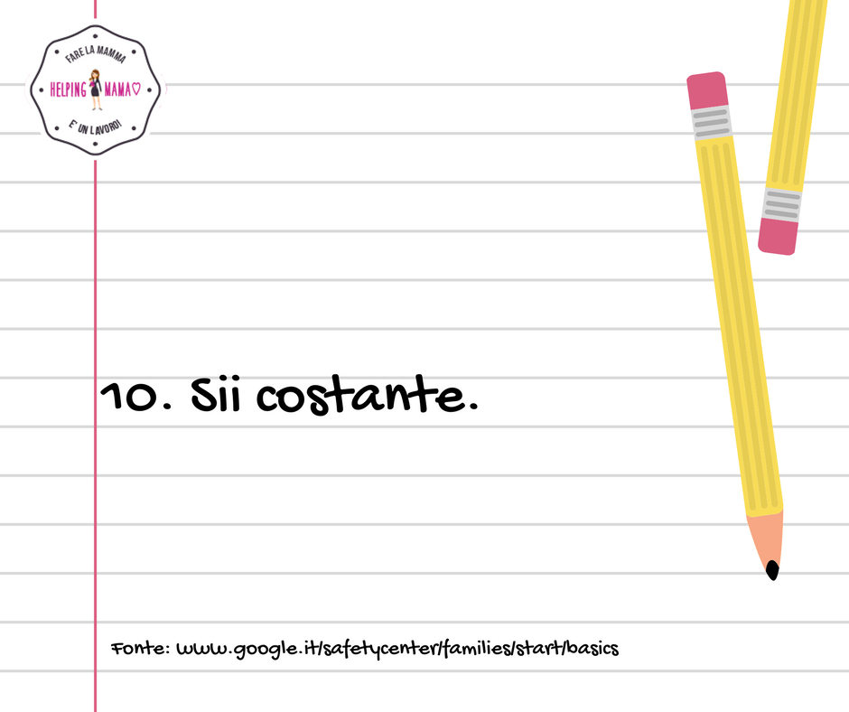 helping_mama's tweet photo. LE 10 REGOLE DI GOOGLE PER LA SICUREZZA ONLINE DELLA FAMIGLIA – REGOLA N.10 https://t.co/29BC00Bpom https://t.co/0Cj5QBPEap