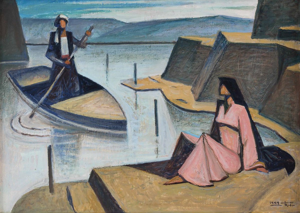 _mestaria's tweet photo. #WeeklyRetrospective 'Al Mowa'ad (The Rendezvous)' (1999) by Hussein Bicar |  #Mestaria #CreativeFreedom #HusseinBicar #FineArt #EgyptianArtist #EgyptianArt #EgyptianCulture #ArtDubai #AbuDhabiArt #MiddleEasternArt https://t.co/x8o0vwRmyT