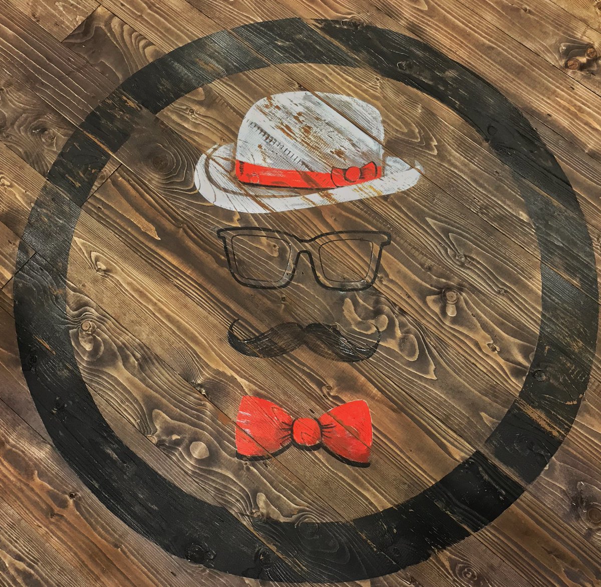 <a href="/KRstraditional/">KRBarberStation</a> has a new look for 2018. Aged floor logo added this morning for Musa.