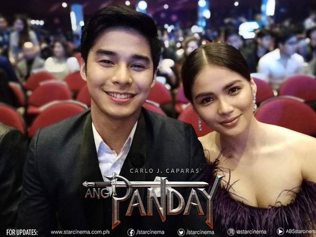 StarCinema's tweet photo. Syempre andito rin ang #McLisse!! ❤️🗡 #MMFF2017AwardsNight #AngPandayMMFF #AngPanday2017 #AngPanday3rdBlockbusterDay https://t.co/BiNSkJ6G39