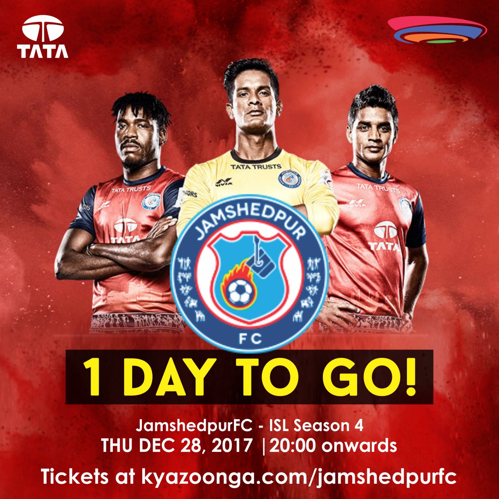 Zoonga on Twitter "Just one more day to go JamshedpurFC fans! Hurry