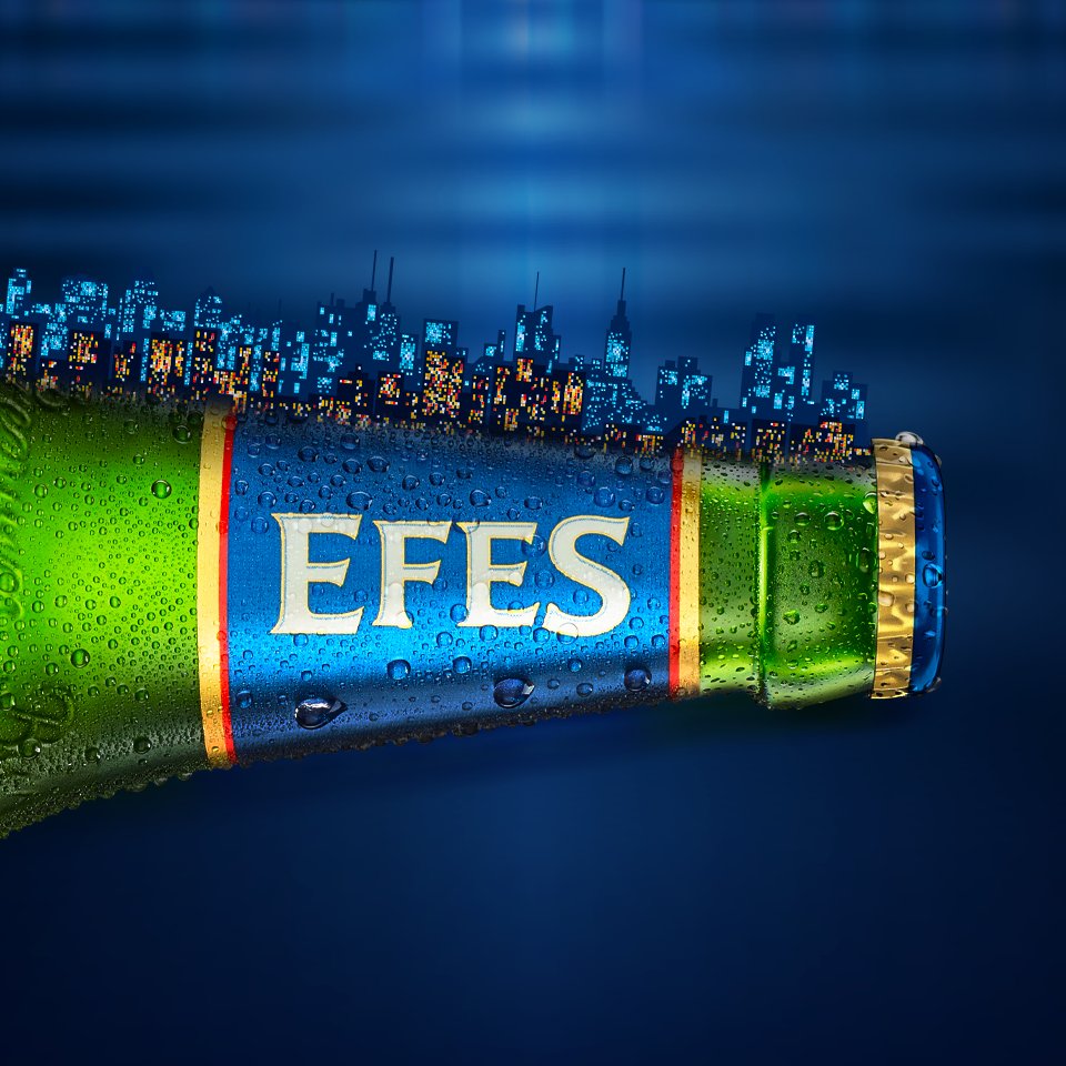 Cheers to the city 🍻 #efes #efespilsener #efesbeer