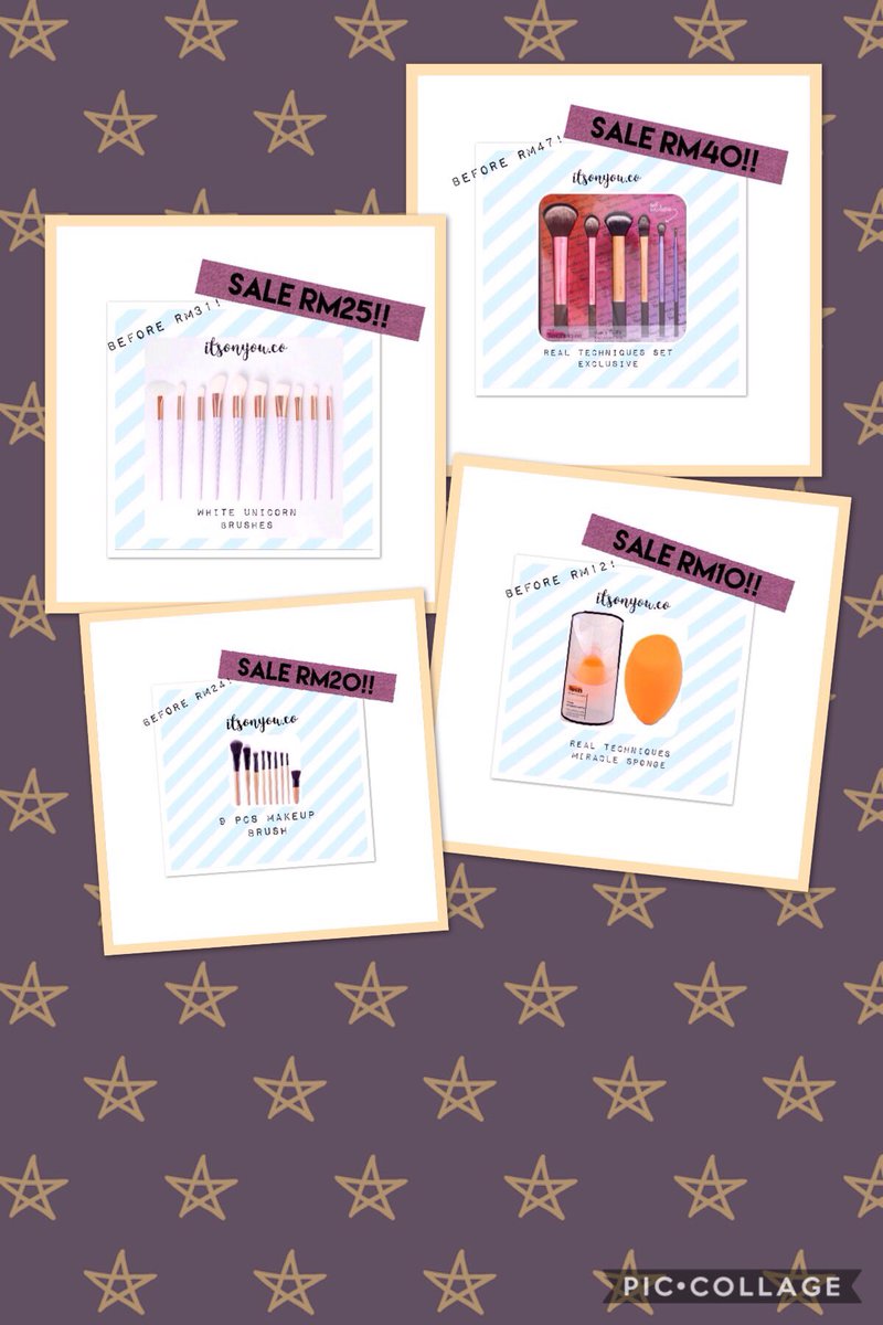 acidsxx's tweet photo. #ttshop makeup brush murah PENGHABISAN STOK! 🤓😍 dm or follow https://t.co/2XMHGF39dI to purchase!! @twt_tudung https://t.co/UulXiYZGPl