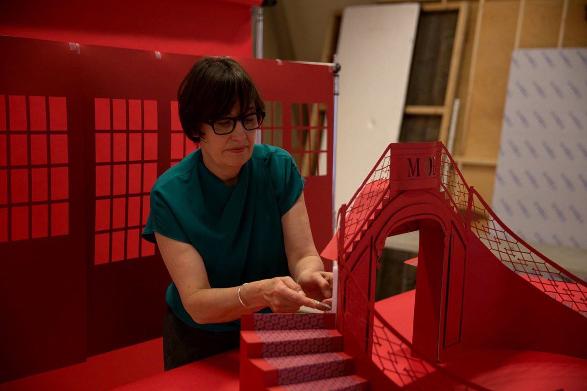 Artist <a href="/paperhelen/">Helen Musselwhite</a> finishing her paper creations for <a href="/MoltonBrownUK/">Molton Brown UK</a>'s Christmas film. Take a look behind the scenes on <a href="/CreativeReview/">Creative Review</a> >  ow.ly/Dsme30hojMU