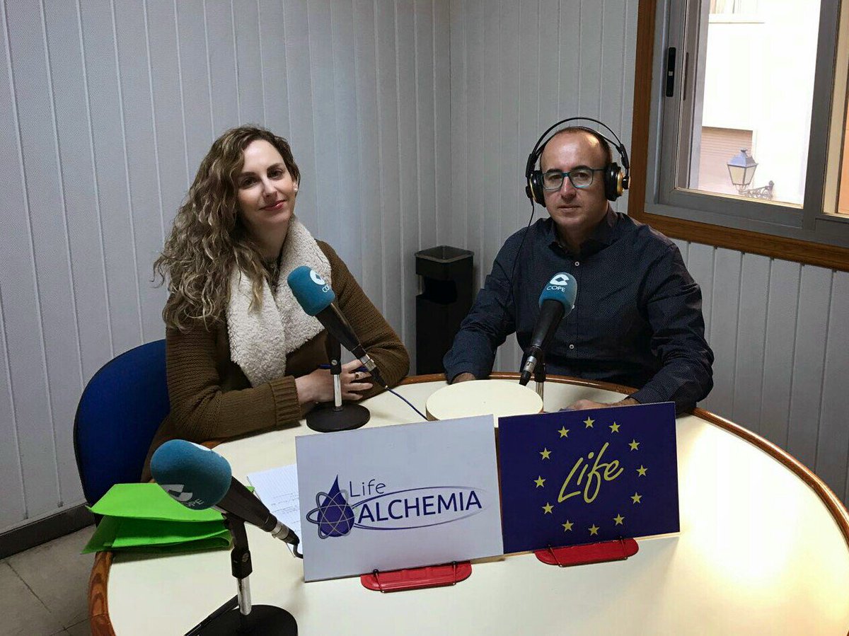 Javierdipalme's tweet photo. Esta mañana hemos hablado sobre nuestro @lifealchemia en el programa especial Prioridad Agua de la Cadena COPE sobre la labor de @dipalme_almeria https://t.co/UQTSu68K6j