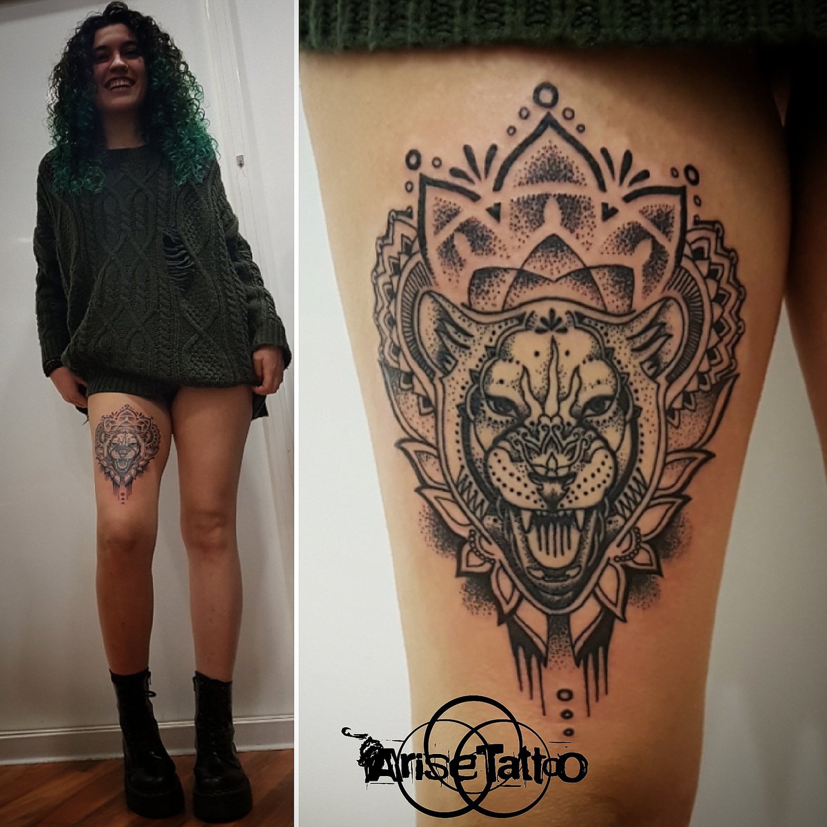 goddess queen lioness tattoo goddess queen lioness tattoo