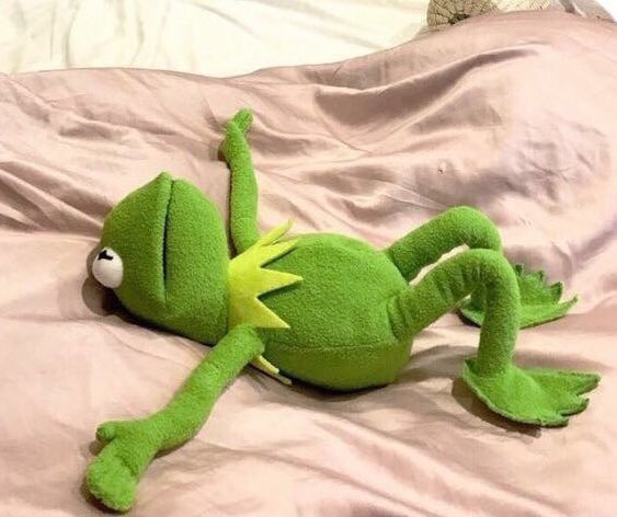 Image result for sleepy kermit