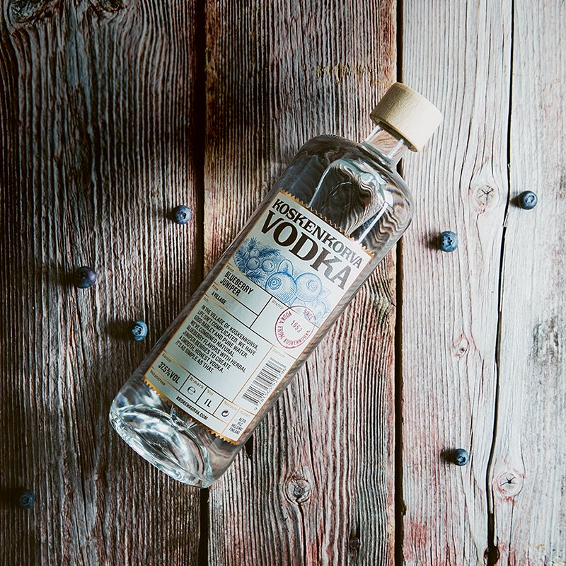 Blueberry provides sweetness. Juniper provides notes of pine. We provide this link that you will hopefully use to buy our Blueberry Juniper vodka: bit.ly/KKBBJ. #vodka